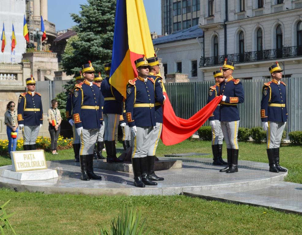 Manifestări dedicate Zilei Drapelului și Zilei Imnului, București 2017
